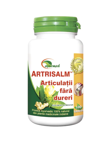 Ayurmed Artrisalm ,100 tablete - ARTICULATII-SI-SISTEM-OSOS - AYURMED