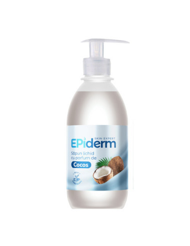 Epiderm, Sapun lichid cu parfum de cocos, 300ml -  - EPIDERM