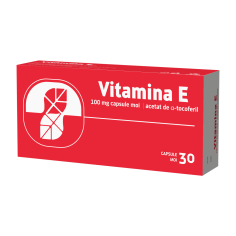 Vitamina E 100mg, 30 capsule, Biofarm