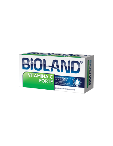 Vitamina C Forte Bioland 500 mg, 20 comprimate, Biofarm -  - BIOFARM