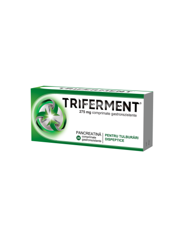 Triferment, 30 comprimate, Biofarm - DIGESTIE-USOARA - BIOFARM