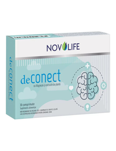 deConect, 30comprimate, Novolife - STRES-SI-SOMN - NOVOLIFE