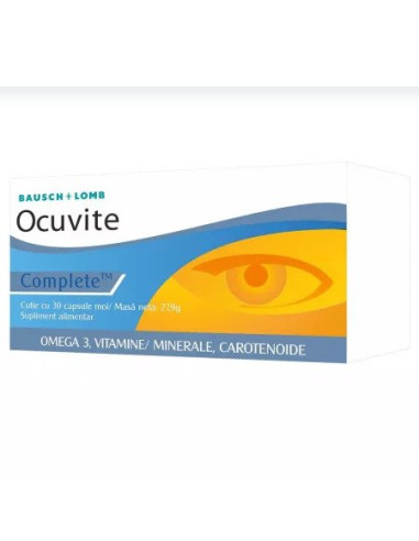 Ocuvite Complete, 30 capsule moi, Bausch Lomb -  - BAUSCH & LOMB
