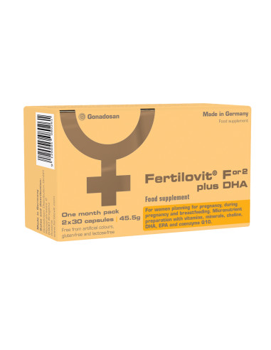 Fertilovit For 2 plus DHA, 60 capsule, Gonadosan - FERTILITATE - GONADOSAN