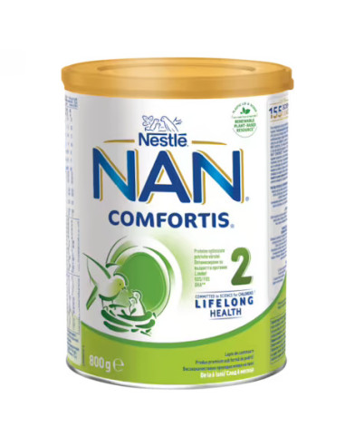 Lapte praf NAN 2 Comfortis 800g, de la 6 luni, Nestle - FORMULE-LAPTE - NAN
