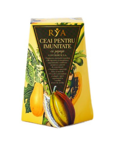 Ceai Imunitate Papaia, RYA - DETOXIFIERE - RYA