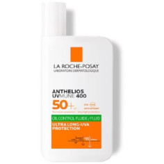 Fluid cu protectie solara SPF 50+ pentru fata, Anthelios UVmune 400 Oil Control, 50 ml, La Roche-Posay