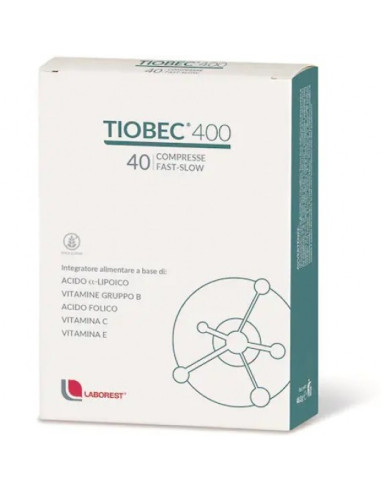 Tiobec, 400mg, 40 comprimate, Laborest Italia - AFECTIUNI-NEUROLOGICE - LABOREST ITALIA