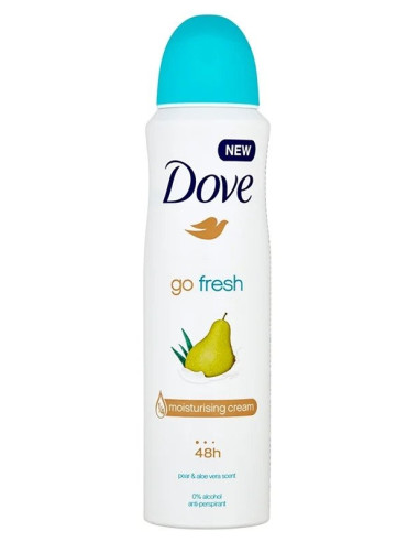 Antiperspirant Spray Go Fresh Pear & Aloe Vera, 150 ml, Dove - DEODORANTE-SI-ANTIPERSPIRANTE - UNILEVER
