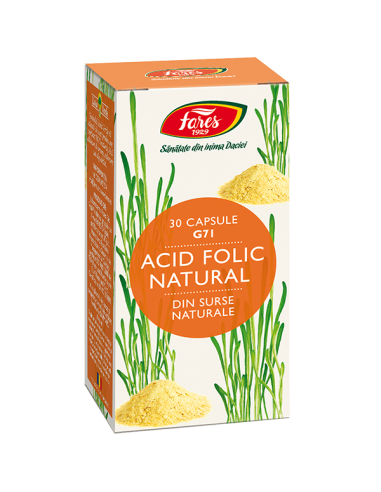 Acid Folic Natural, 30 capsule, G71, Fares - UZ-GENERAL - FARES