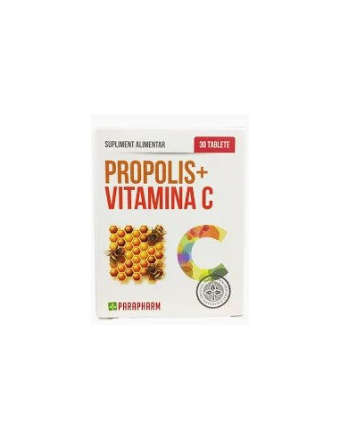 Propolis + Vitamina C, 30 tablete, Parapharm -  - PARAPHARM