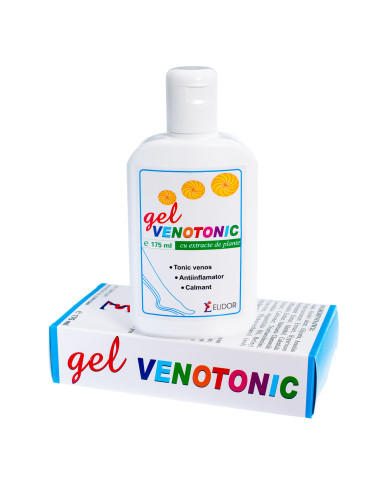 Venotonic gel, 175ml, Elidor - AFECTIUNI-ALE-CIRCULATIEI - ELIDOR