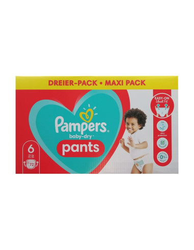 Scutece Pampers chilotei, NR 6, 15+ kg, 72 bucati -  - PAMPERS