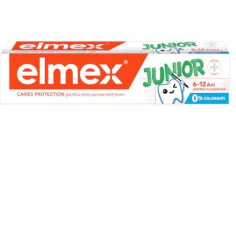 Pasta de dinti pentru copii, impotriva cariilor, Elmex Junior, 75ml