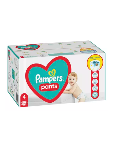 Pampers NR 4, Pants Stop&Protect, 9-15 kg, 108 bucati -  - PAMPERS