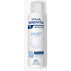 Deodorant antiperspirant Gerovital H3 Powder, 150 ml, Farmec