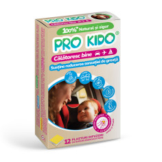 Plasturi naturali pentru rau de miscare pentru copii, 12 plasturi, Pro Kido