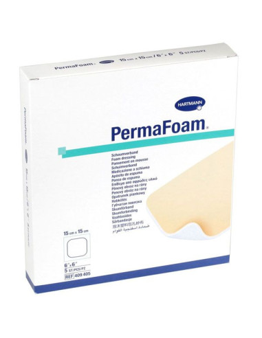 Pansament Permafoam, 15x15 cm, 5 bucati, Hartmann -  - HARTMANN