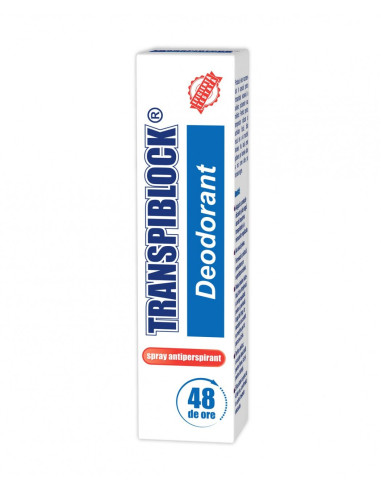 Spray Pentru Corp Transpiblock, 150 ml, Zdrovit - DEODORANTE-SI-ANTIPERSPIRANTE - ZDROVIT
