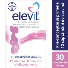 Elevit 1, 30 comprimate, Bayer - VITAMINE-GRAVIDE - BAYER