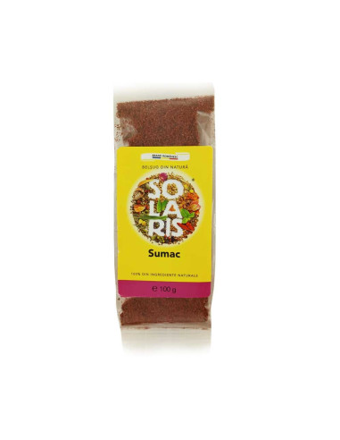 Sumac condiment 100gr, Solaris - SEMINTE-SI-FRUCTE-USCATE - SOLARIS