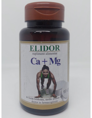 Ca + Mg, 90 comprimate, Elidor - UZ-GENERAL - ELIDOR