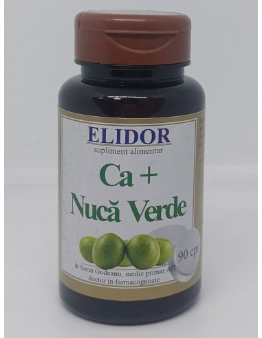 Calciu + Nuca Verde, 90 comprimate, Elidor - UZ-GENERAL - ELIDOR