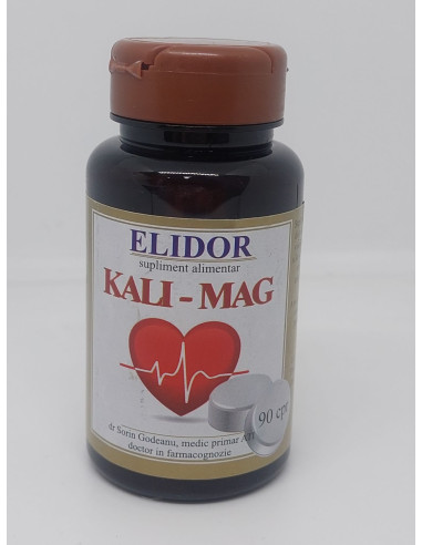 Kali-Mag, 90 comprimate, Elidor - UZ-GENERAL - ELIDOR