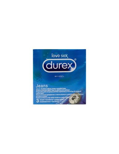 Prezervative Durex Jeans, 3 bucati - PREZERVATIVE - DUREX
