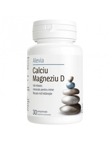 Calciu Magneziu D, 30 comprimate, Alevia - UZ-GENERAL - ALEVIA