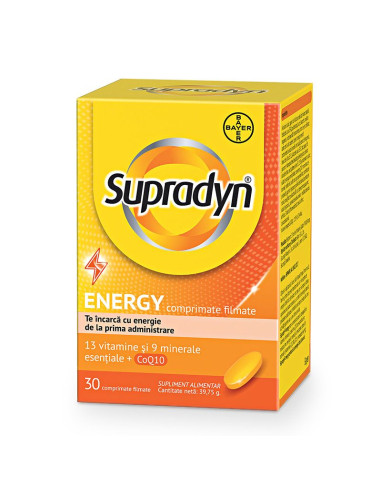 Supradyn Energy Multivitamine, 30 comprimate filmate, Bayer -  - BAYER