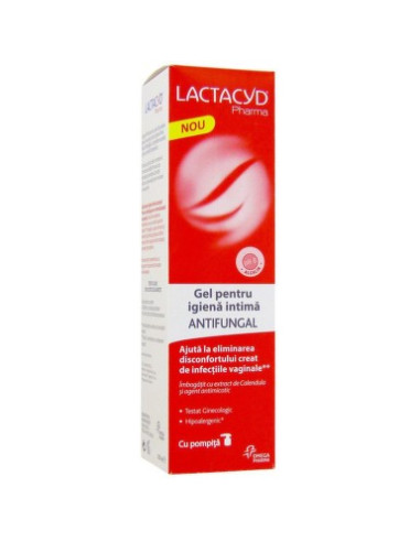 Gel pentru igiena intima Antifungical, 250 ml, Lactacyd - INGRIJIRE-INTIMA - GSK SRL OMEGA PHARMA