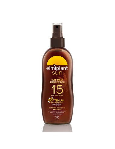 Ulei Body Spray, SPF15, 150ml, Elmiplant Sun -  - ELMIPLANT