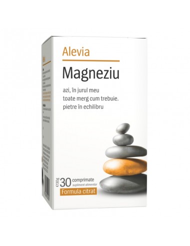 Magneziu formula citrat, 30 comprimate, Alevia - UZ-GENERAL - ALEVIA