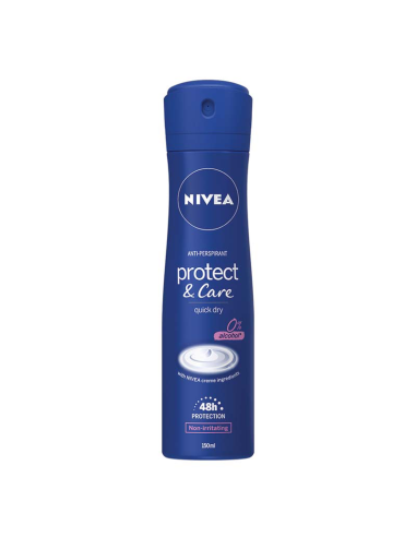 Nivea Deo Spray Protect & Care Quick Dry, 150ml - DEODORANTE-SI-ANTIPERSPIRANTE - NIVEA