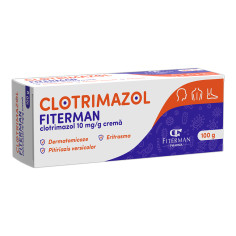 Clotrimazol crema 10mg/g, 100g, Fiterman