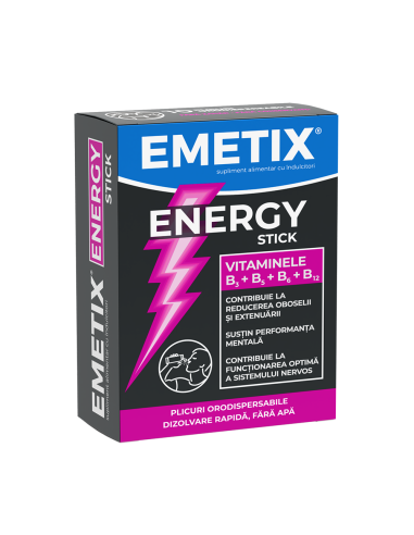 Emetix Energy Stick, 10 plicuri, Fiterman - IMUNITATE - FITERMAN