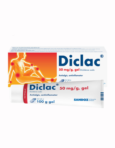 Diclac gel 50 mg/g, 100 g, Sandoz - ARTICULATII-SI-SISTEM-OSOS - SANDOZ