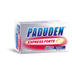 Paduden Express Forte 400mg, 10 capsule moi, Terapia