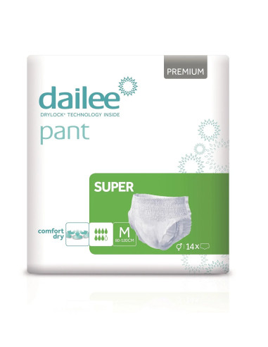 Scutece tip chilot Dailee Pants Adult Super M , 14 bucati -  - ACTUAL