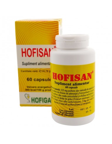 Hofisan, 60 capsule, Hofigal - TONICE-GENERALE - HOFIGAL