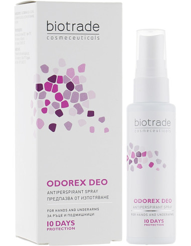 Odorex Deo Antiperspirant Spray, 40ml, Biotrade - DEODORANTE-SI-ANTIPERSPIRANTE - BIOTRADE