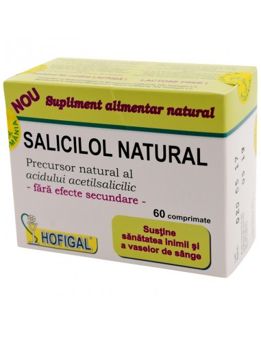 Salicilol Natural, 60 tablete, Hofigal - UZ-GENERAL - HOFIGAL