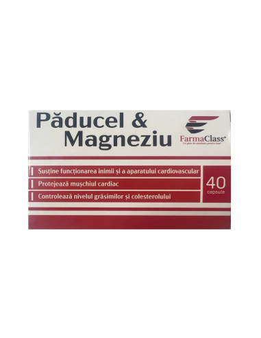 Paducel + Magneziu, 40 comprimate Farmaclass - AFECTIUNI-CARDIOVASCULARE - FARMACLASS