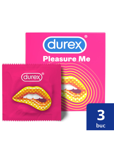 Durex Prezervative Pleasure Me, 3 bucati -  - DUREX