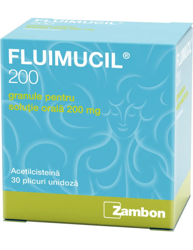 Fluimucil 200mg, 30 plicuri - TUSE-CU-SECRETII - CSC PHARMACEUTICALS HANDELS GMBH