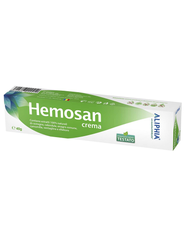 Hemosan crema Aliphia pentru zone inflamate, 40 g, Exhelios - HEMOROIZI - EXHELIOS SRL