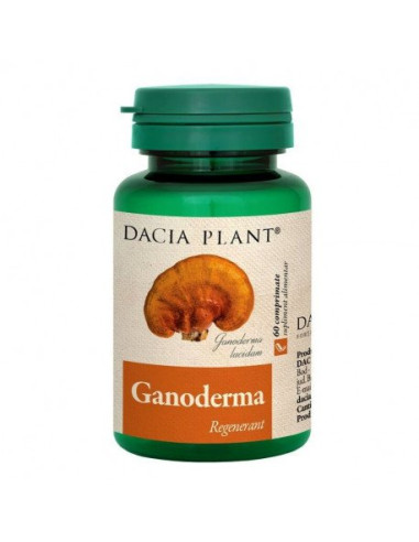 Ganoderma, 60 comprimate, Dacia Plant - TONICE-GENERALE - DACIA PLANT