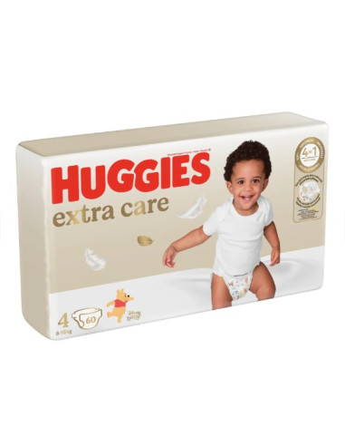 Scutece Huggies Extra Care NR 4, 8-16 kg, 60 bucati - SCUTECE - HUGGIES
