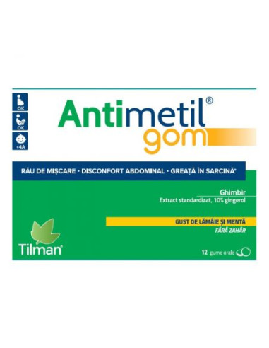 Antimetil Gom, 12 gume, Tilman - GREATA - EWOPHARMA AG